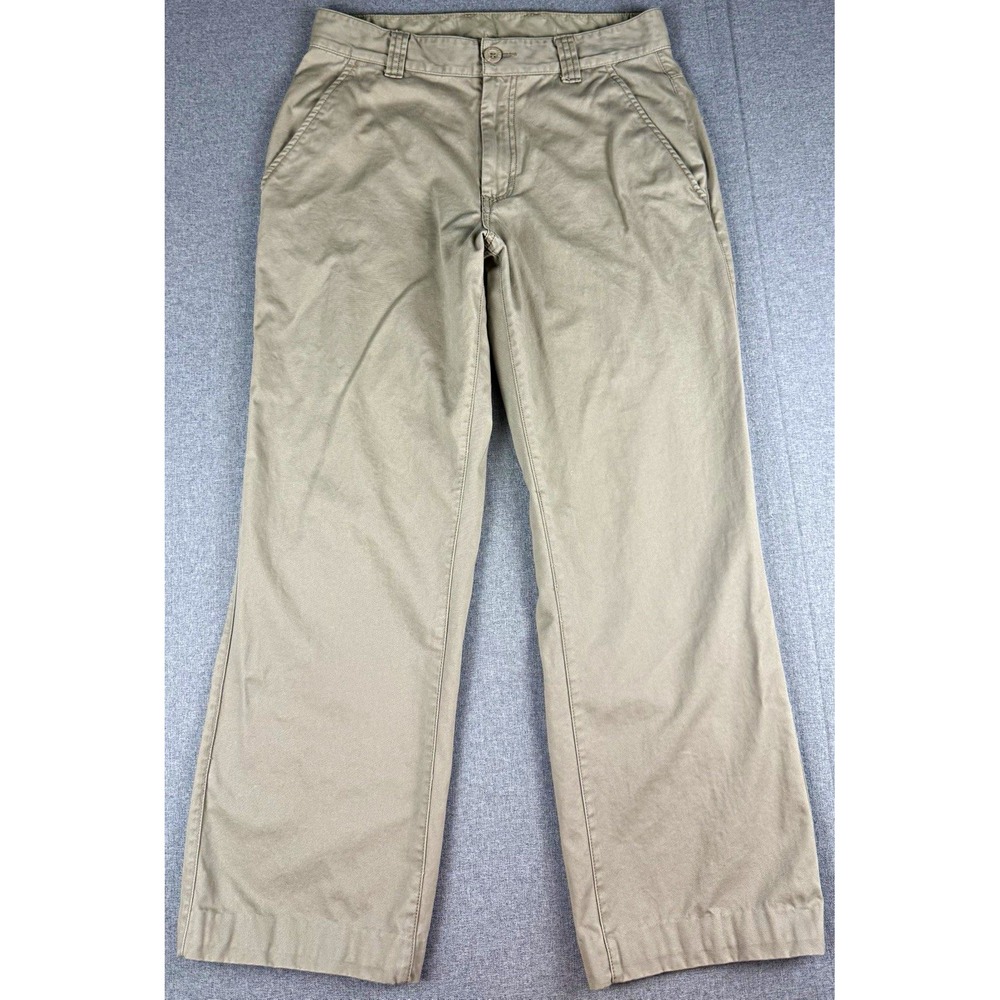 The North Face Shortcourt Mens 30 Khaki Chino Pants Straight Leg 100% Cotton